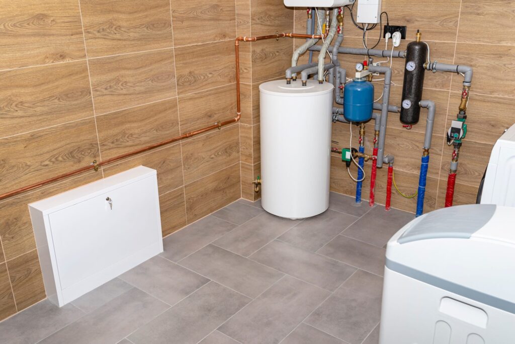 Residential water heater and plumbing system installed in Highland